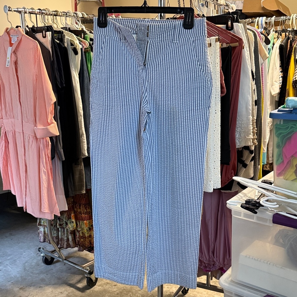 Vineyard Vines Blue and White Striped Pants